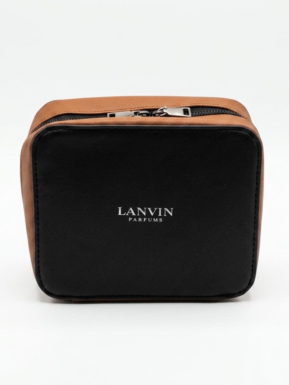 Lanvin Parfums Turkish Airlines Amenity Kit Pouch — Brown & Black